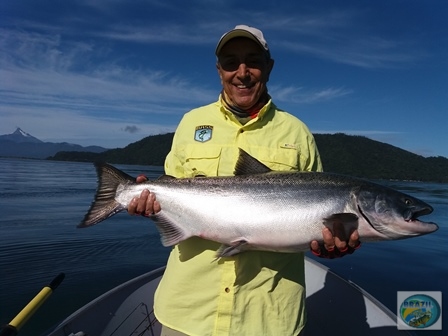 Fotos da pesca esportiva em Chaiten no Chile